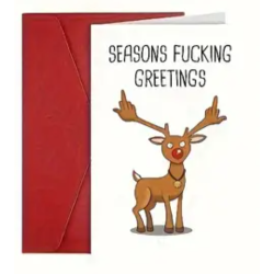 Season Fucking Greetings Card