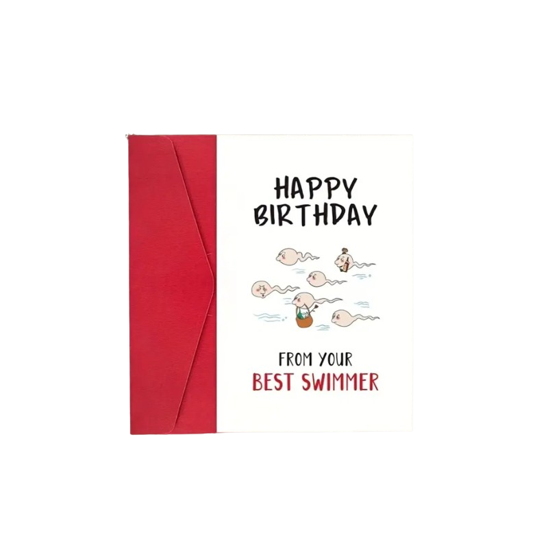 Happy Birthday From Your Best Swimmer Card