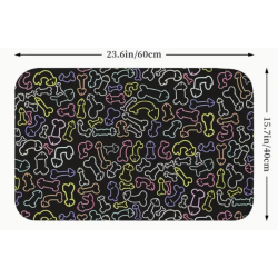 Penis Printed Door Mat ( Lightweight Polyester )