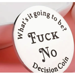 Rude Decision Coin ( 1pk )