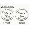 Rude Decision Coin ( 1pk )