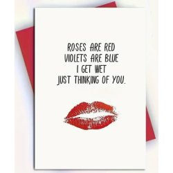 Roses Are Red Violets Are Blue Card