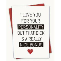 That Dick Is A Nice Bonus Card
